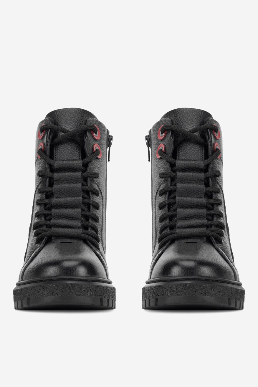 Trzewiki skórzane ocieplane