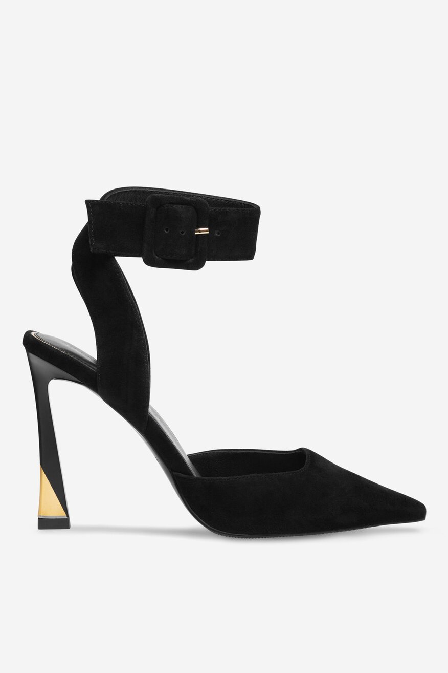 Czółenka skórzane