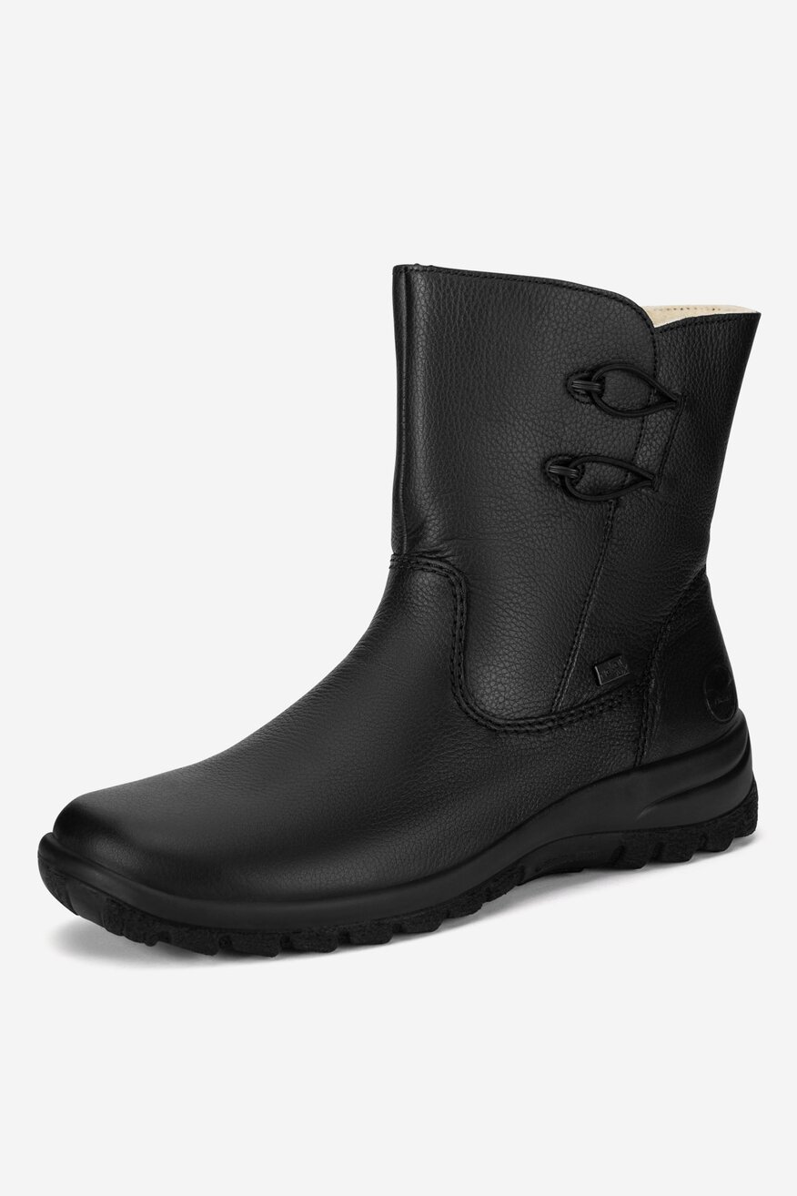 Botki skórzane ocieplane