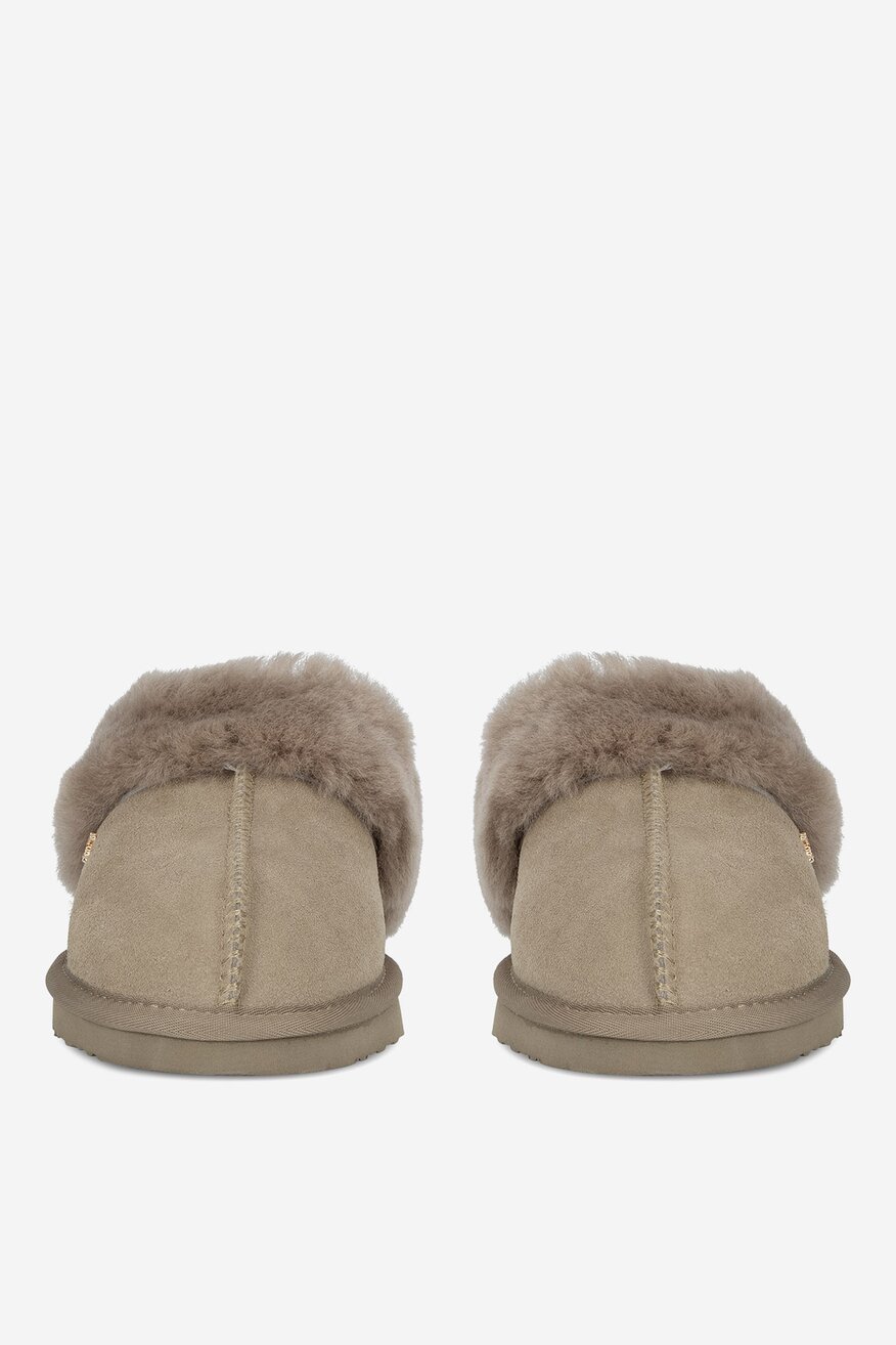 Kapcie skórzane ocieplane