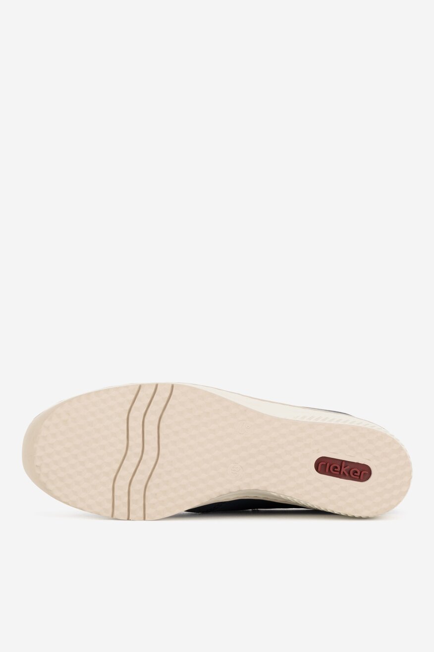 Półbuty skórzane na koturnie