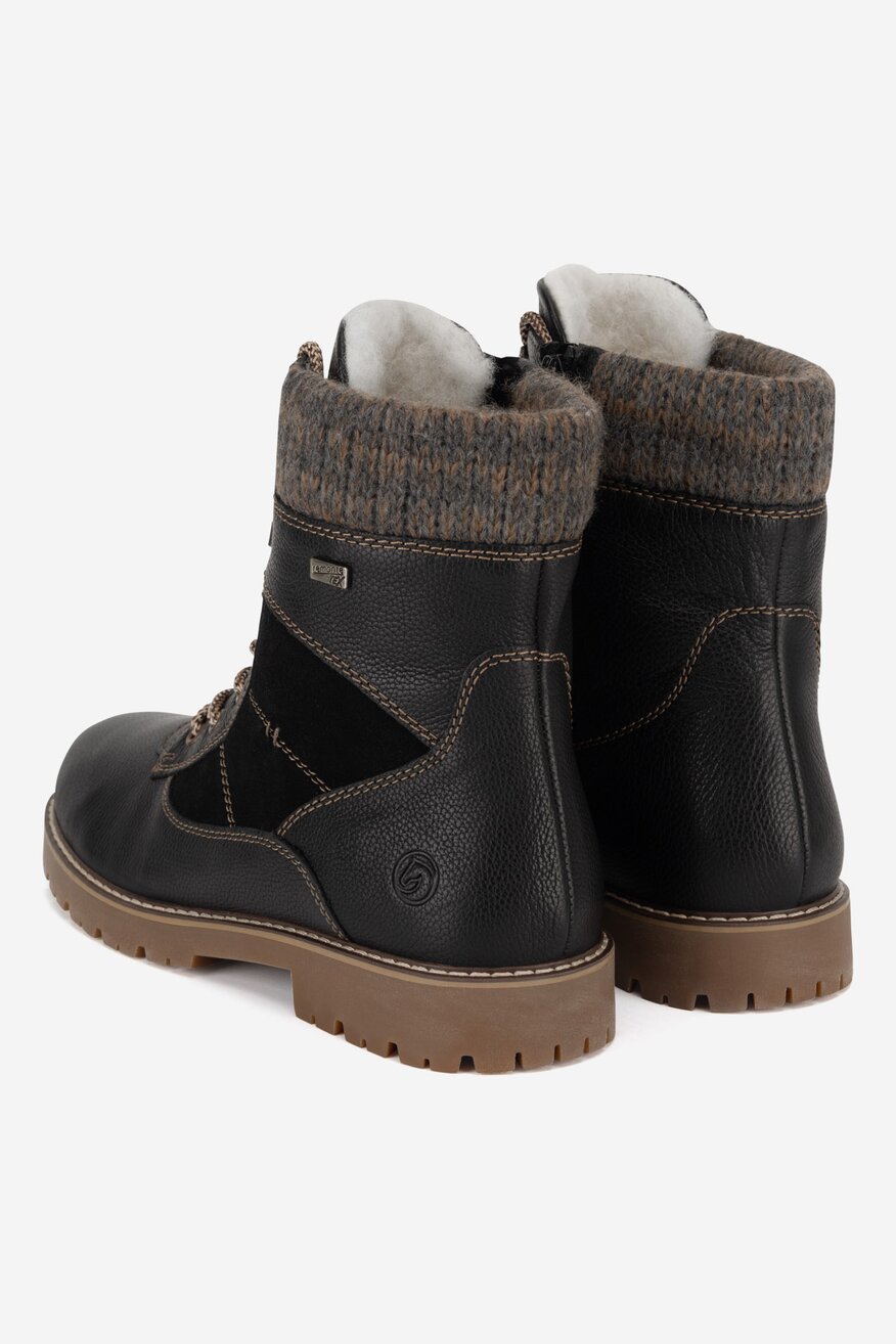 Trzewiki skórzane ocieplane