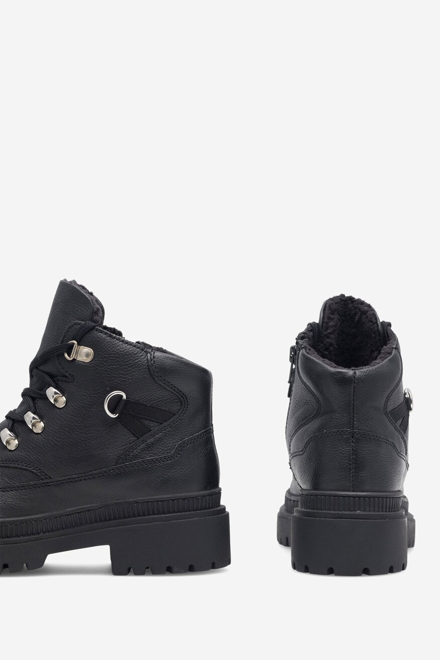 Trzewiki skórzane ocieplane