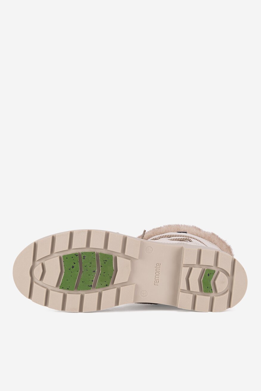 Śniegowce skórzane ocieplane