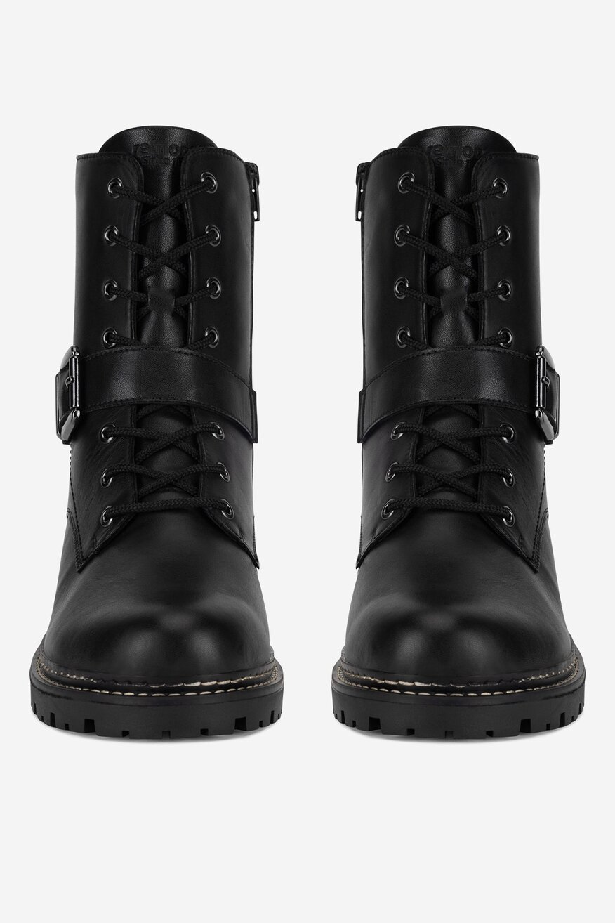 Trzewiki skórzane ocieplane