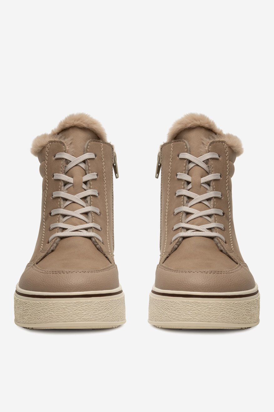 Trzewiki skórzane ocieplane