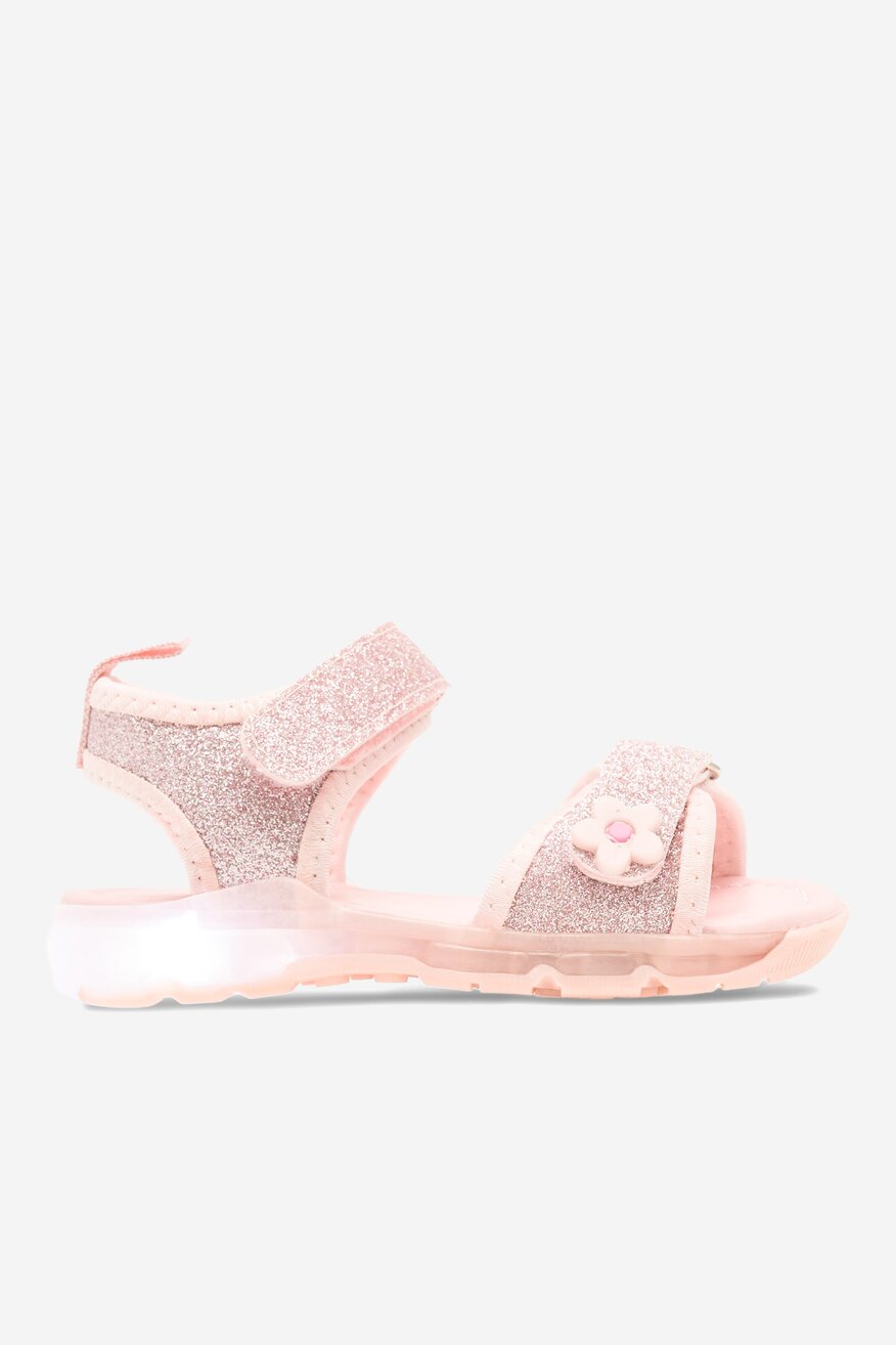 Sandały z migającymi diodami