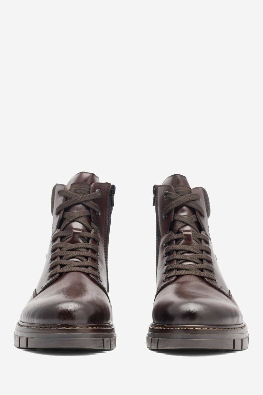 Trzewiki skórzane ocieplane