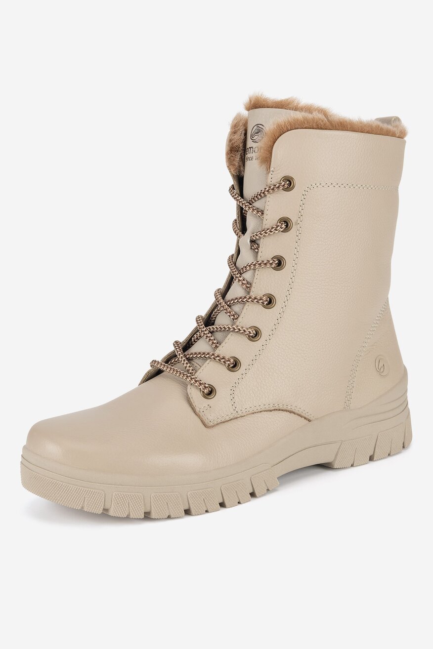 Trzewiki skórzane ocieplane