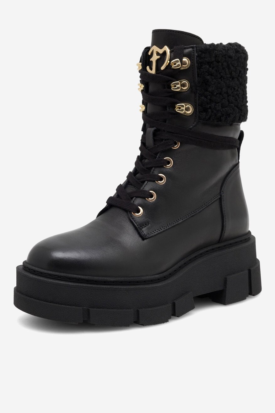 Trzewiki skórzane ocieplane