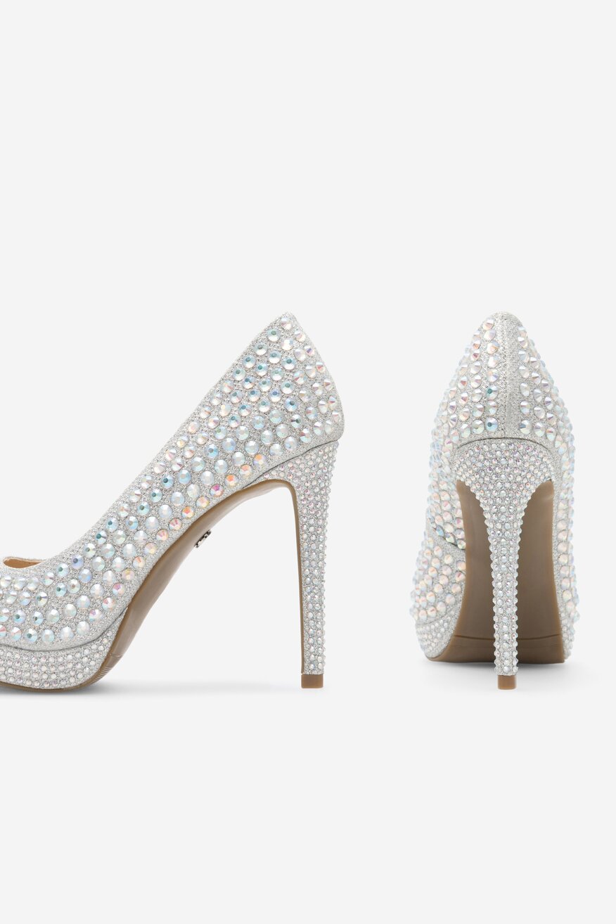 Czółenka na szpilce i platformie