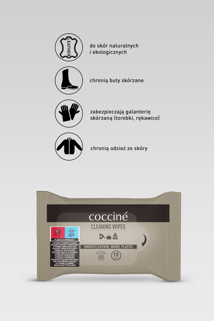 Chusteczki do czyszczenia bezbarwne