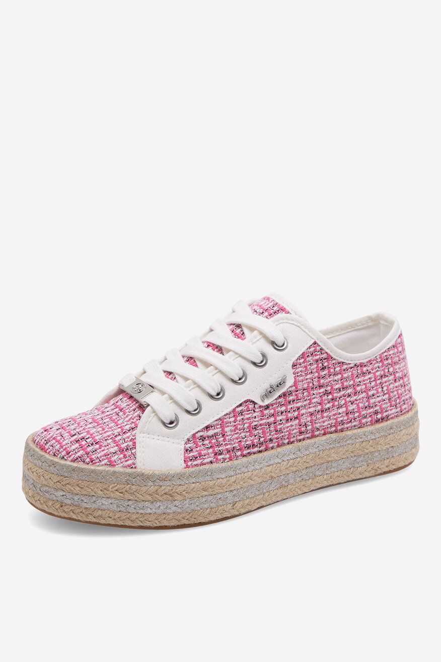 Espadryle na platformie