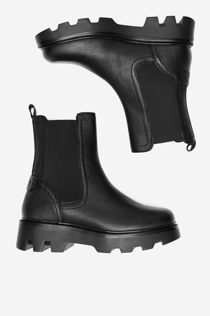 Sztyblety skórzane ocieplane