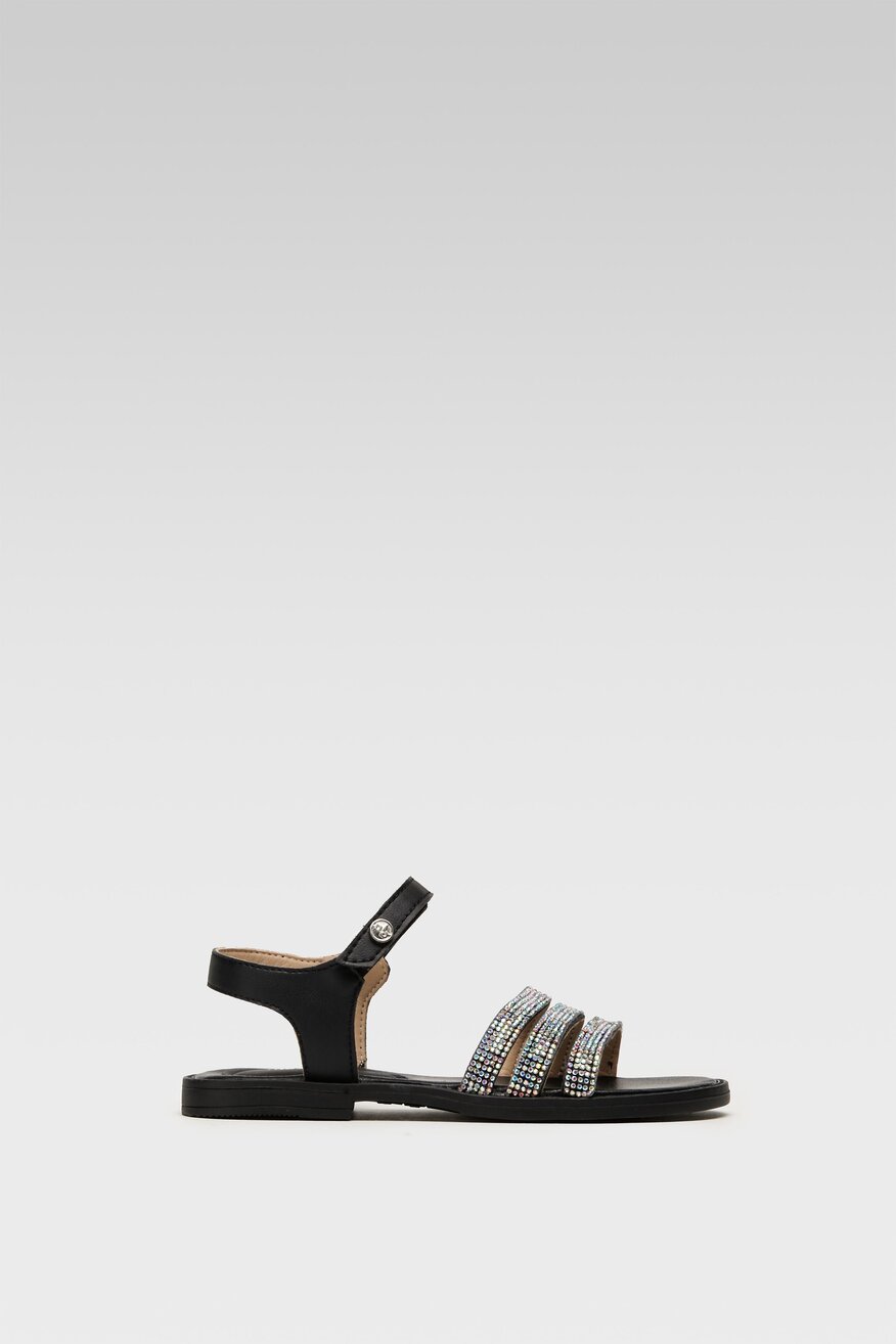 Sandały z cyrkoniami