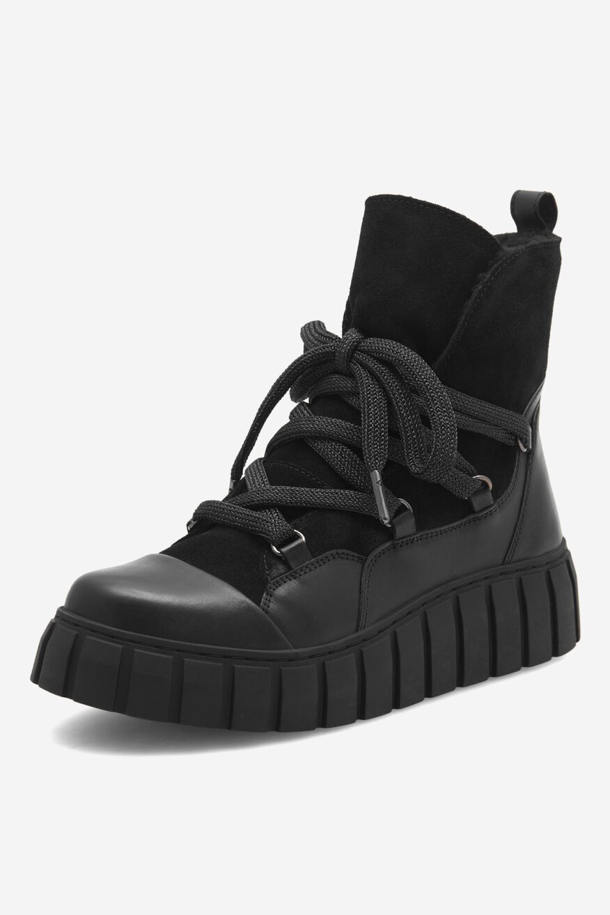 Trzewiki skórzane ocieplane