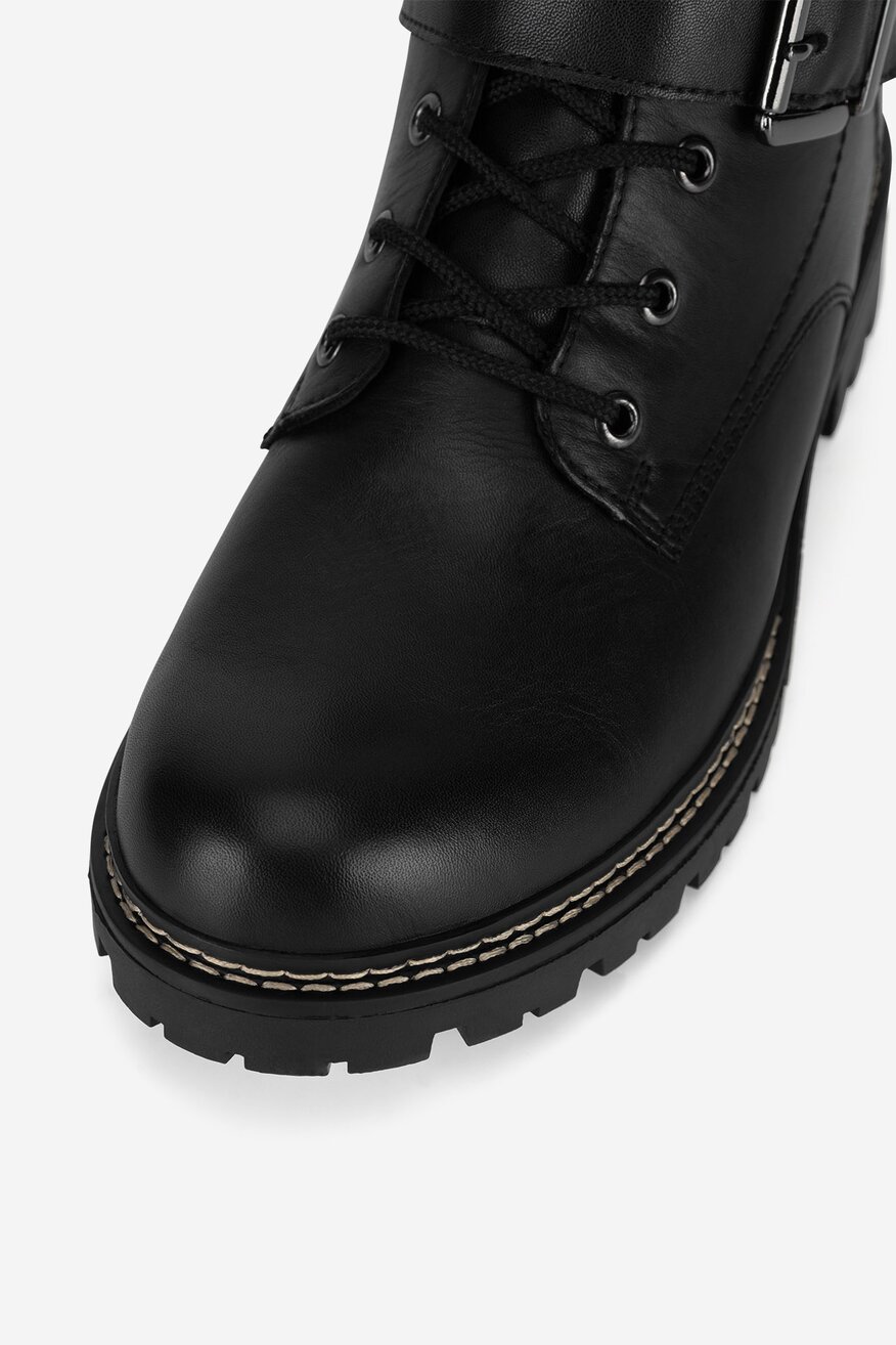 Trzewiki skórzane ocieplane