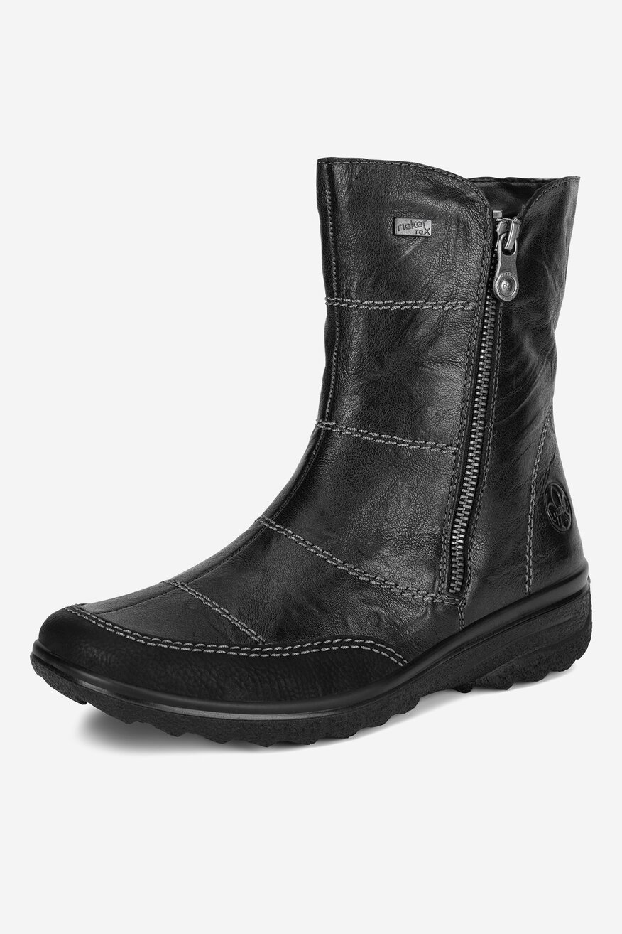 Botki skórzane ocieplane