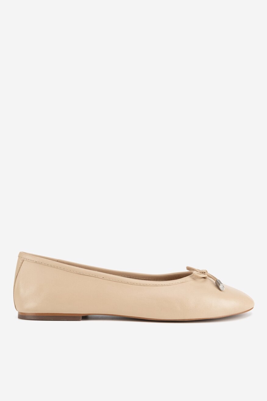 Baleriny skórzane