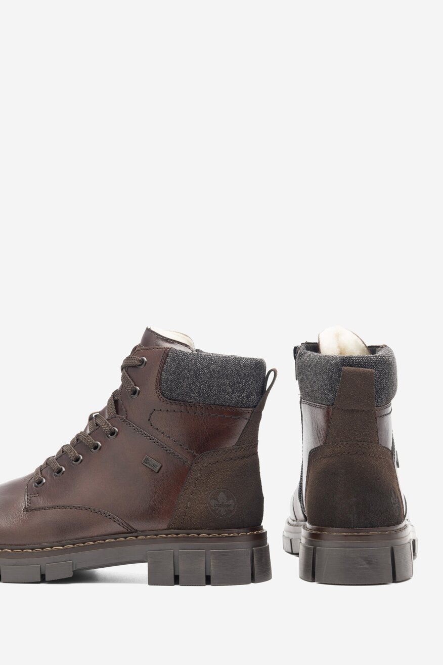 Trzewiki skórzane ocieplane