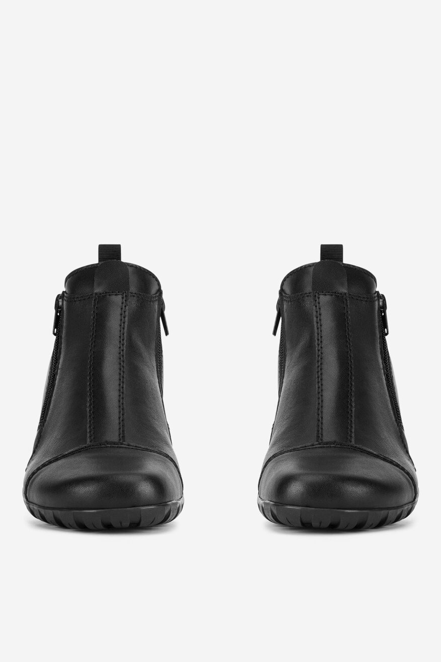 Botki skórzane ocieplane