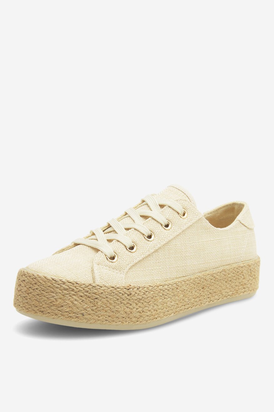 Espadryle na platformie