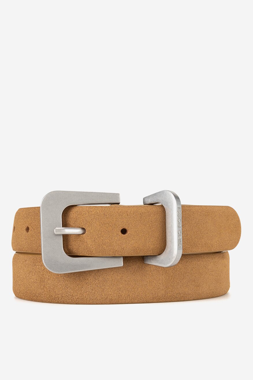 Pasek damski skórzany