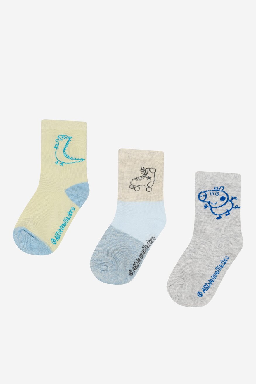 Skarpetki długie 3-pak