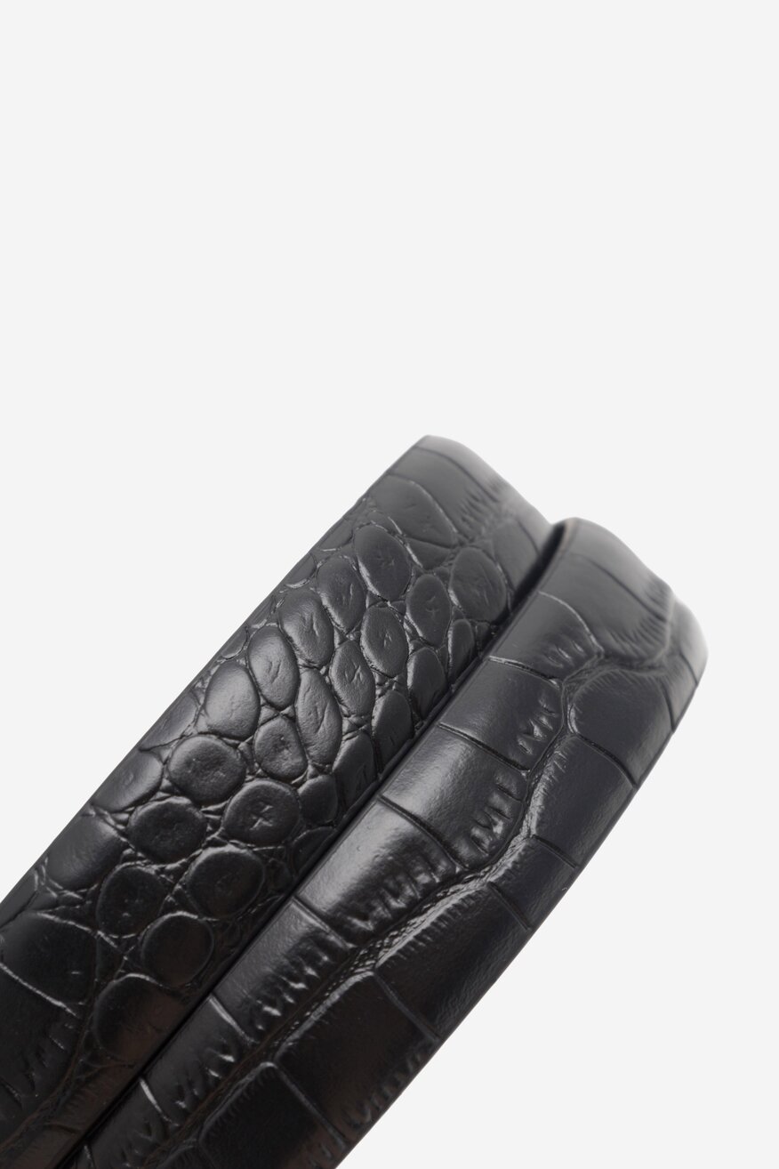 Pasek damski skórzany