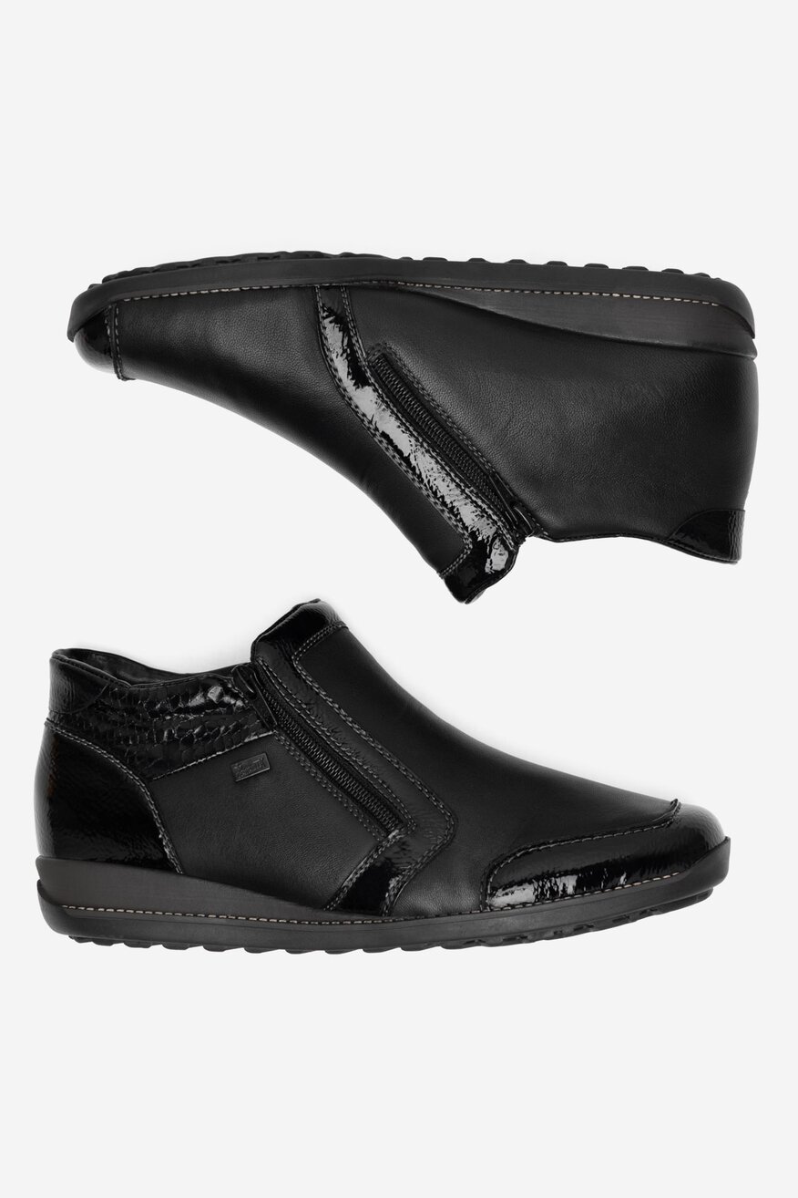 Botki skórzane ocieplane