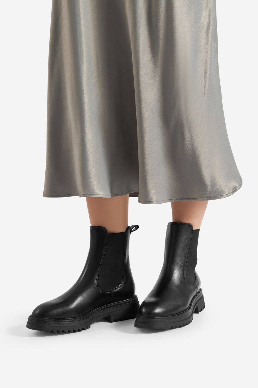 Sztyblety skórzane ocieplane