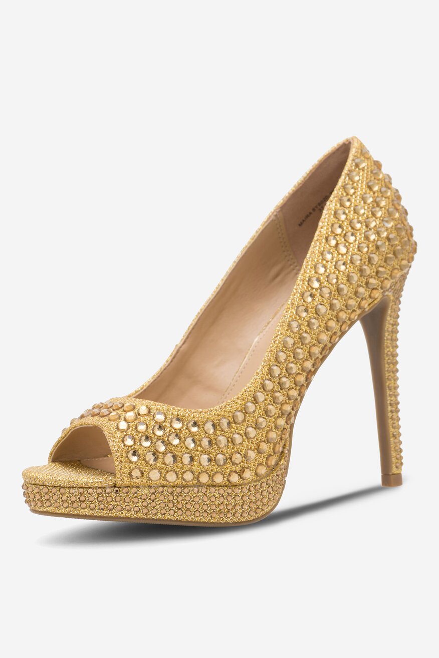 Czółenka na szpilce i platformie