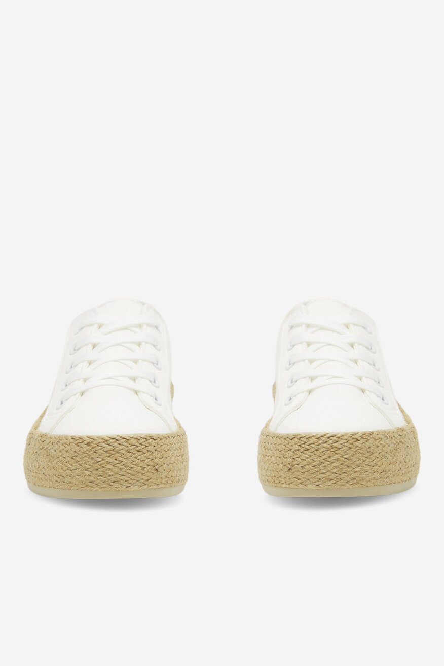 Espadryle na platformie