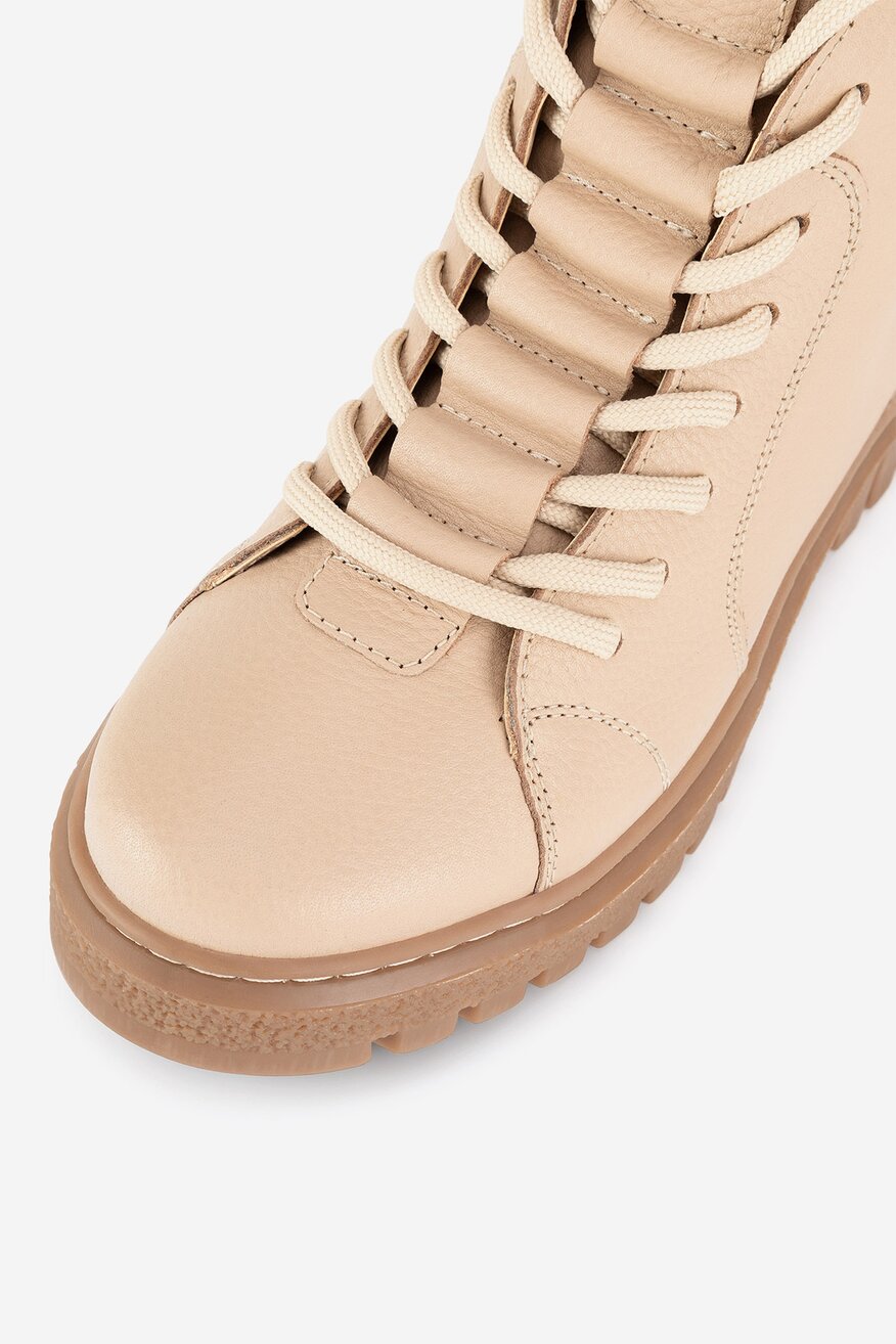 Trzewiki skórzane ocieplane