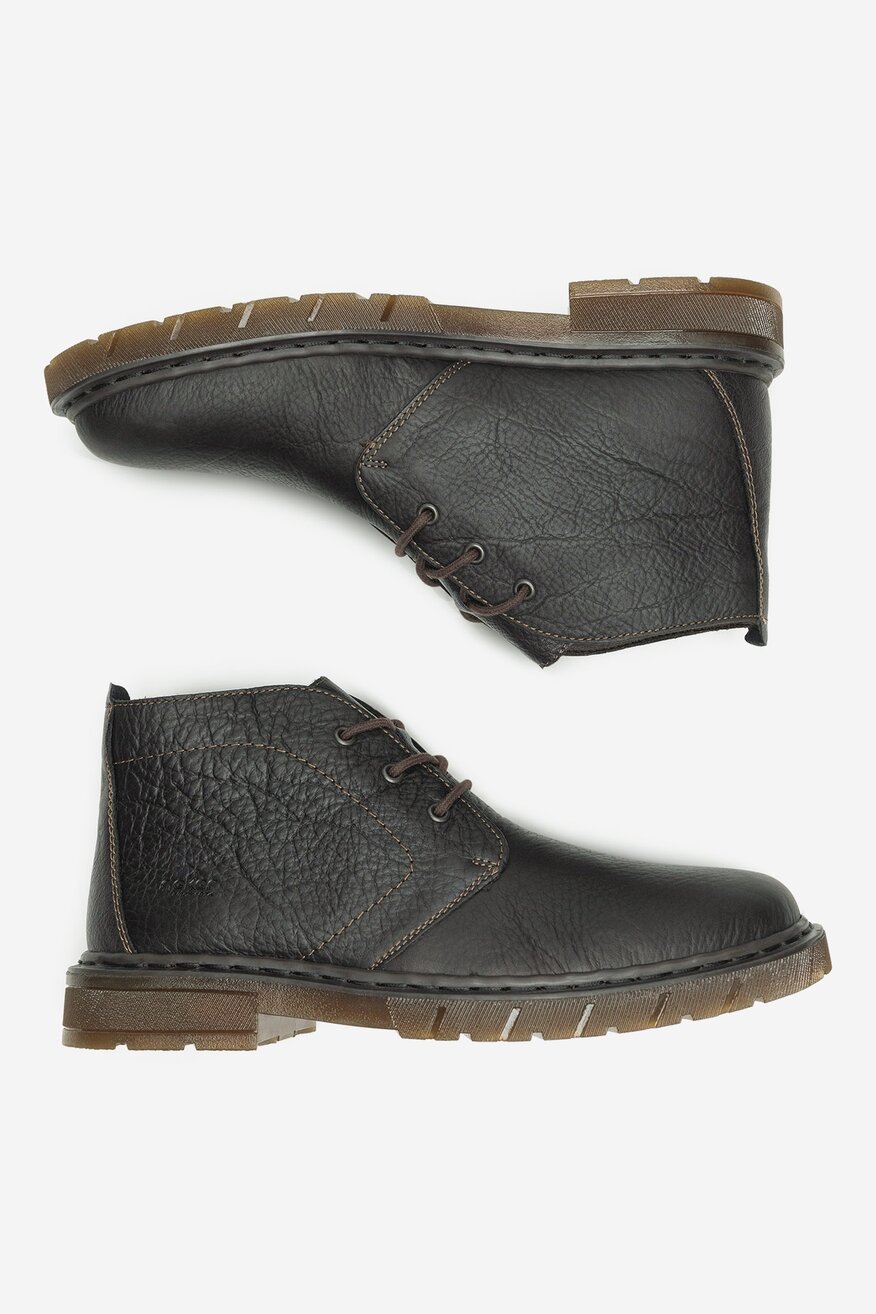 Trzewiki skórzane ocieplane