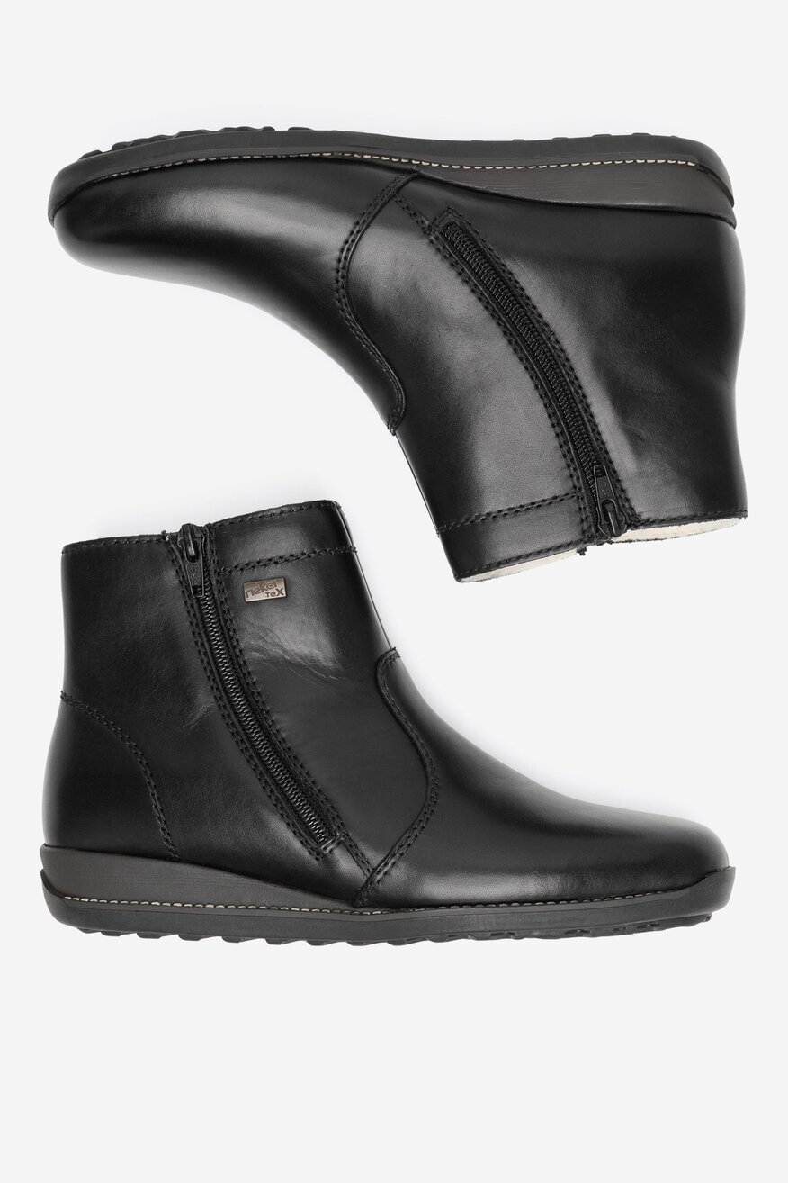 Botki skórzane ocieplane