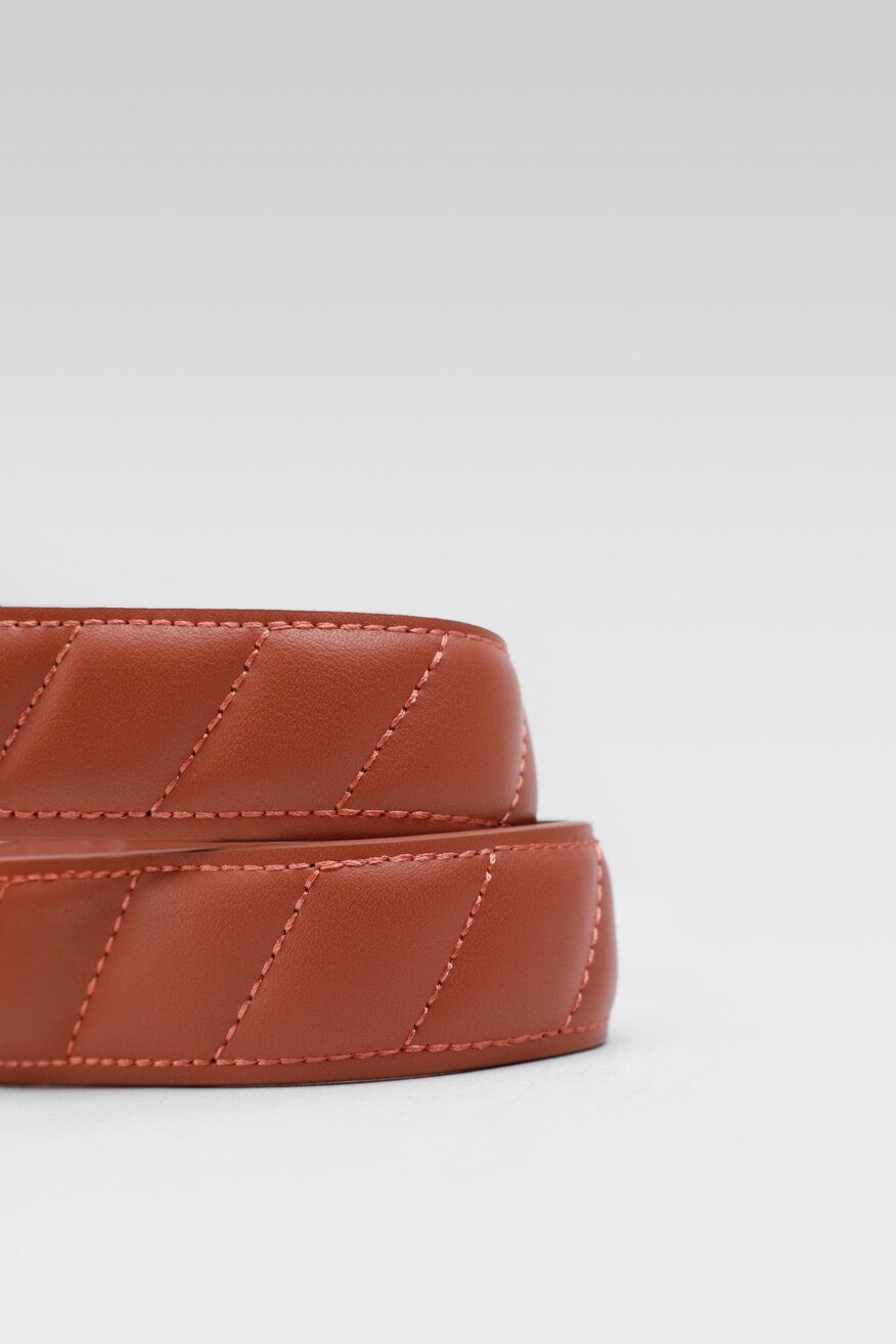 Pasek damski czerwony