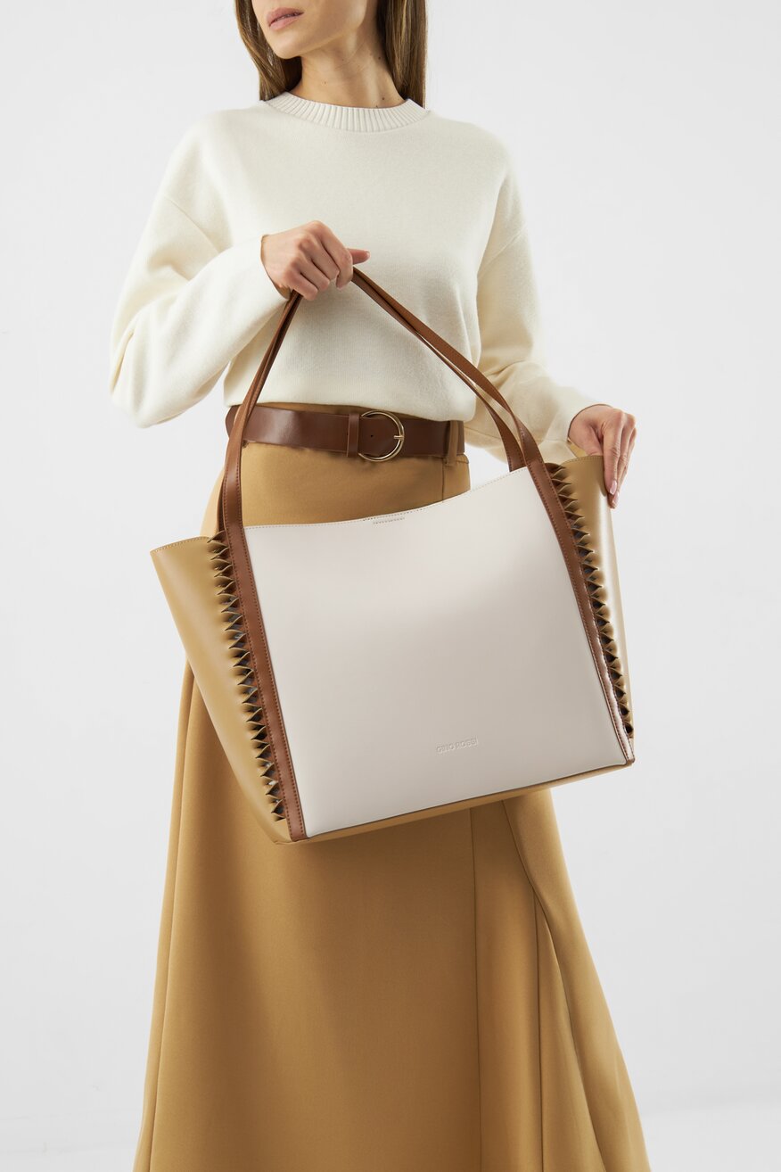 Torebka skórzana duża