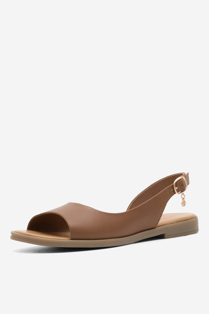 Skórzane sandały