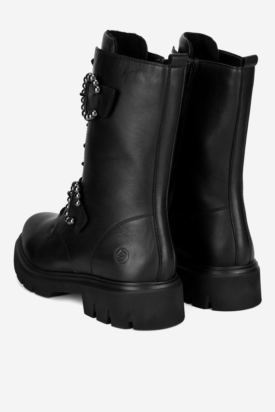 Trzewiki skórzane ocieplane