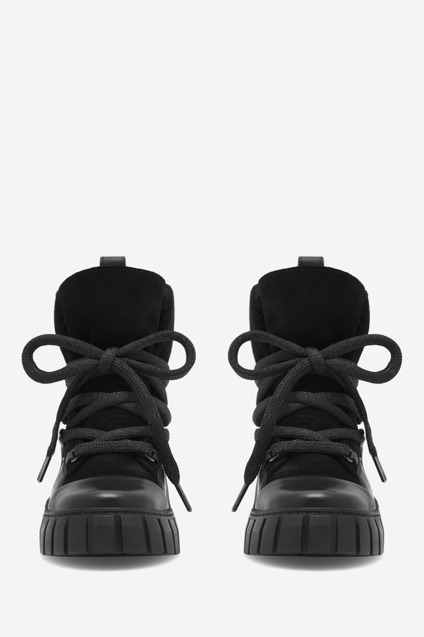 Trzewiki skórzane ocieplane