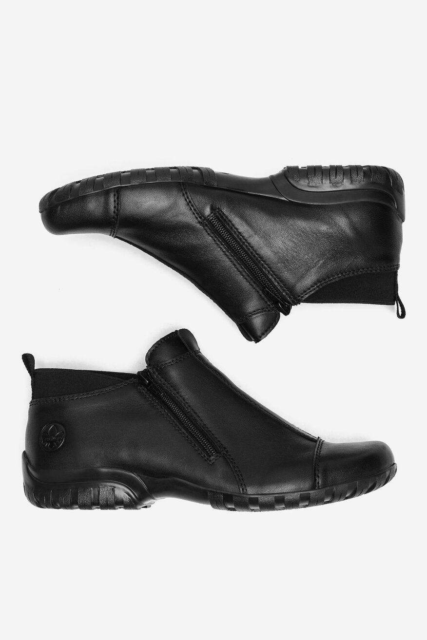 Botki skórzane ocieplane