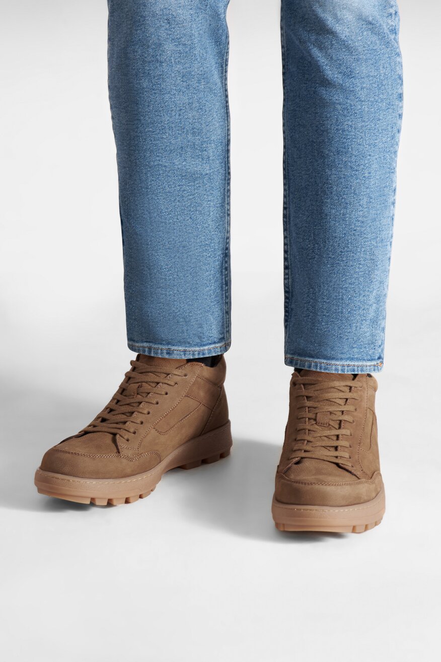 Trzewiki skórzane ocieplane