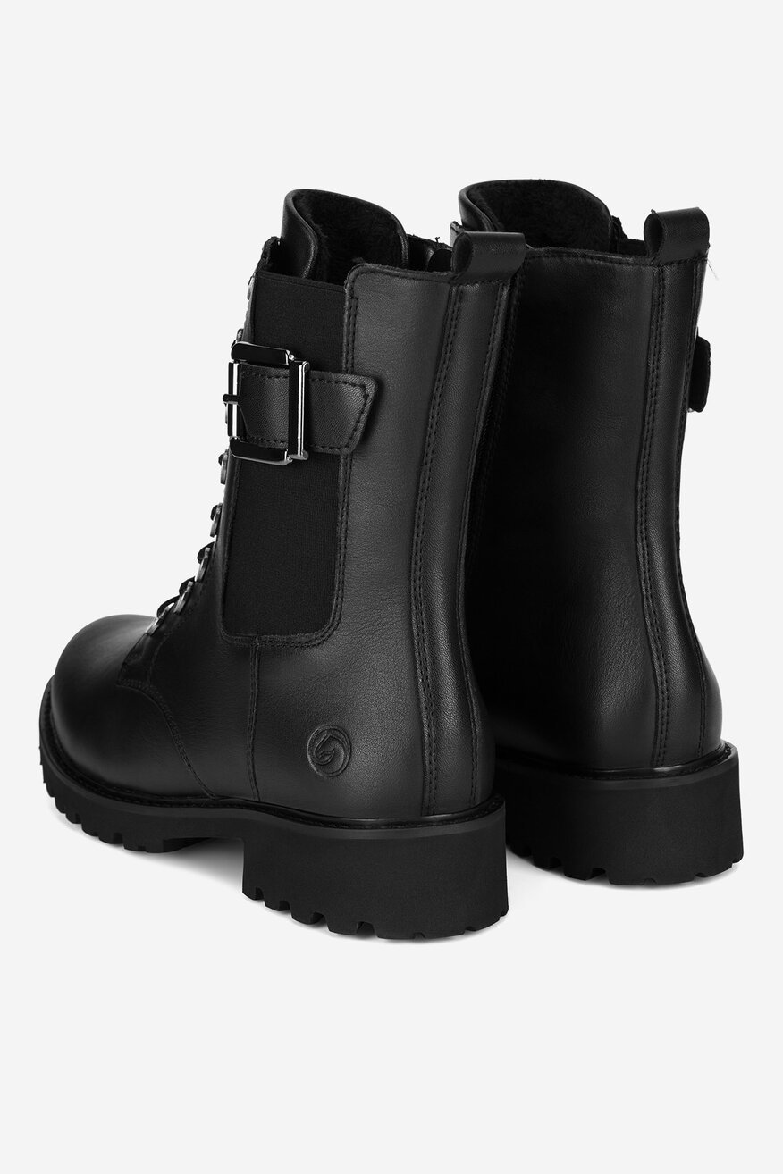 Trzewiki skórzane ocieplane