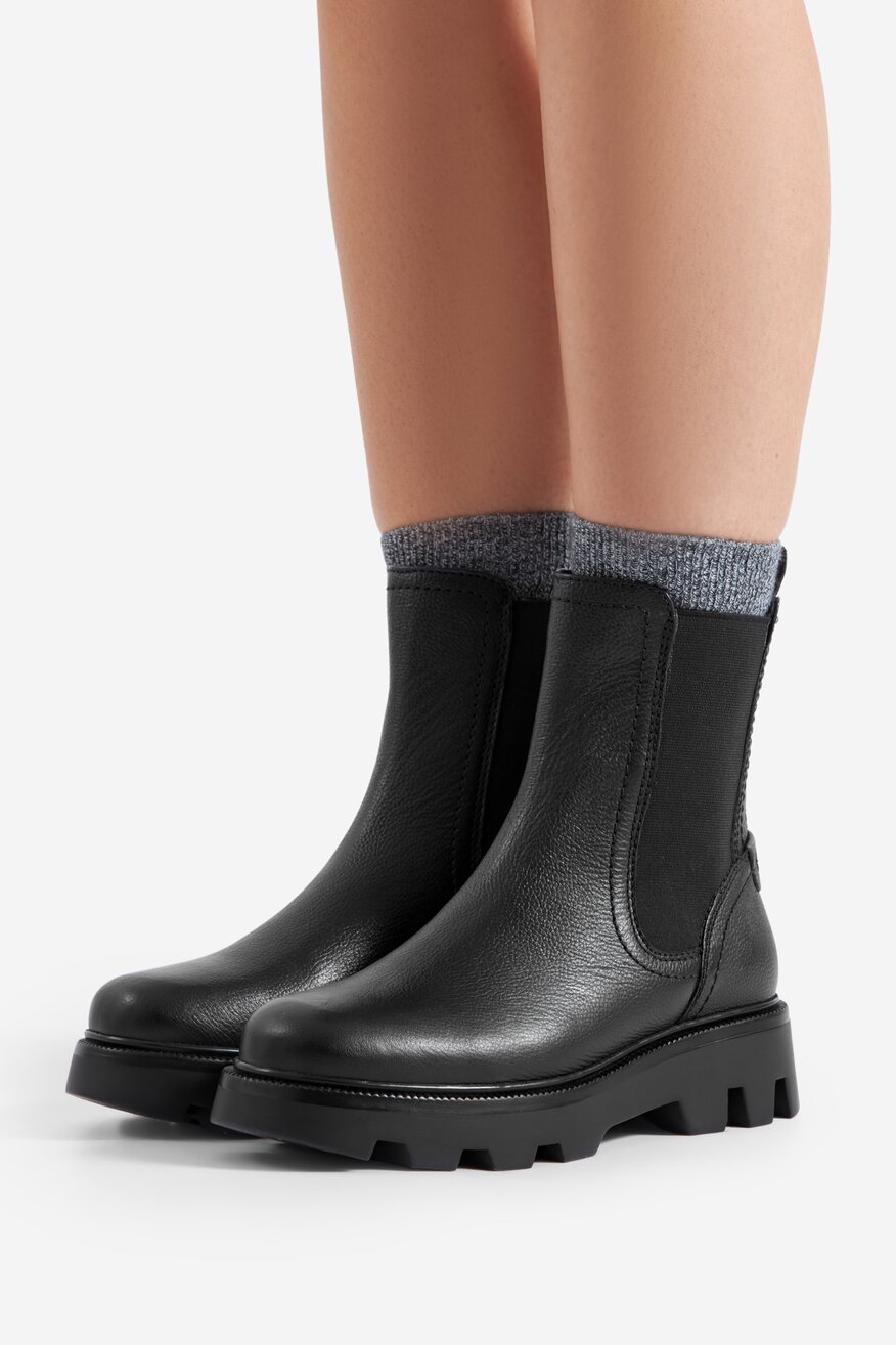 Sztyblety skórzane ocieplane