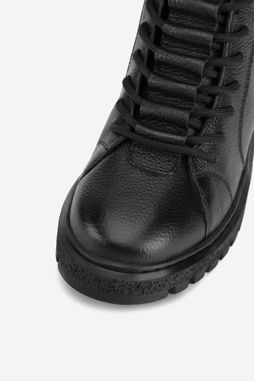 Trzewiki skórzane ocieplane