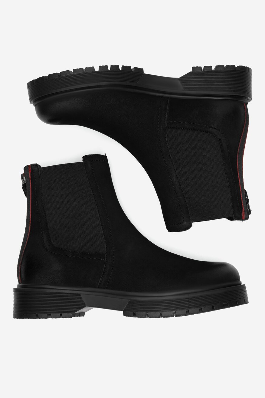 Sztyblety skórzane ocieplane