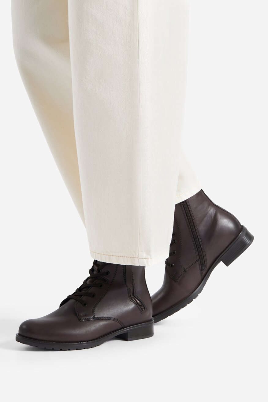 Trzewiki skórzane ocieplane