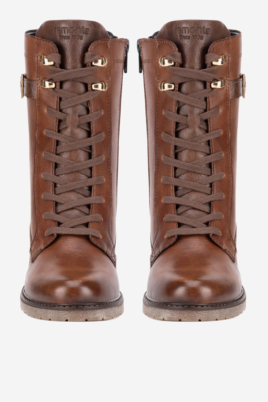 Trzewiki skórzane ocieplane