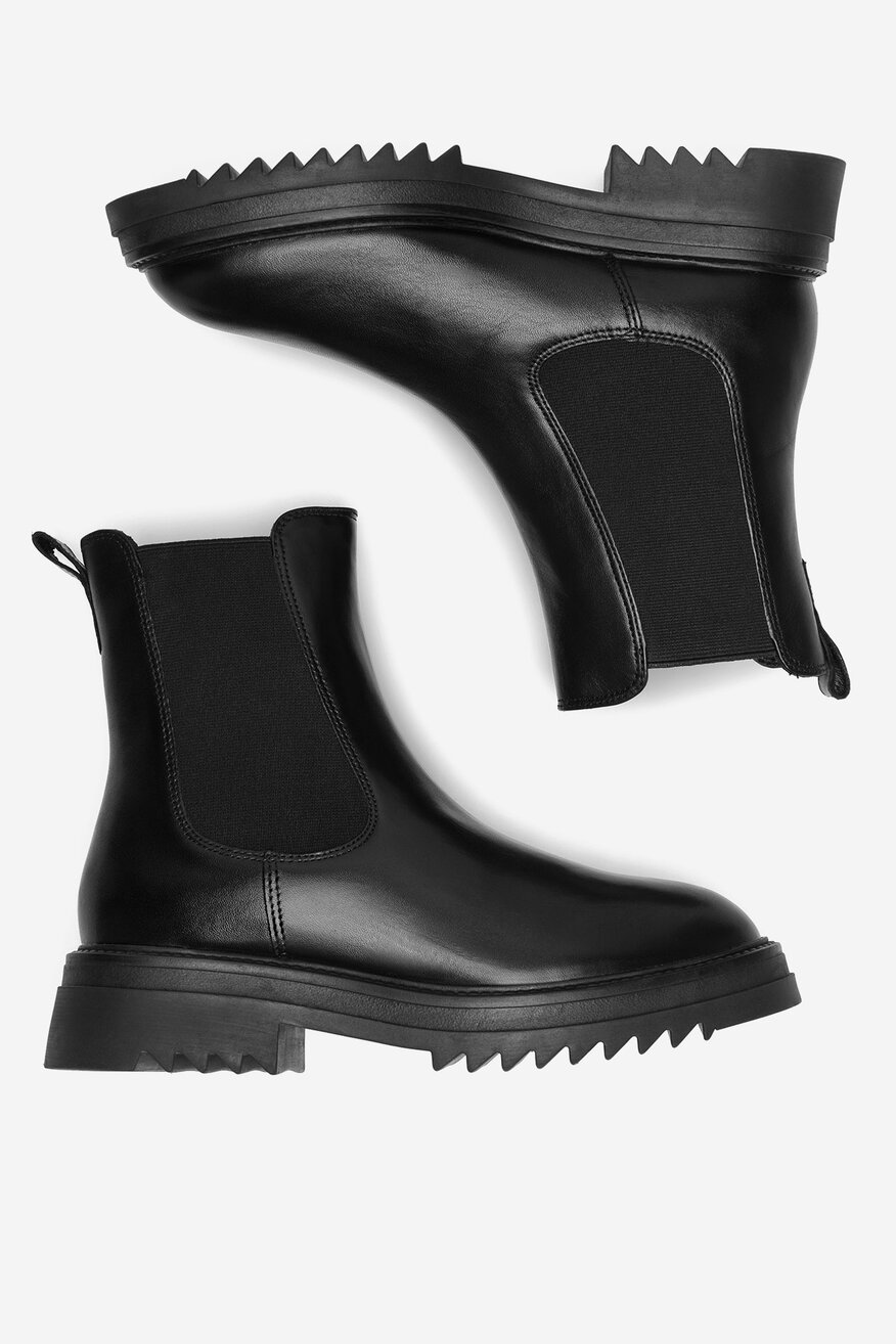 Sztyblety skórzane ocieplane